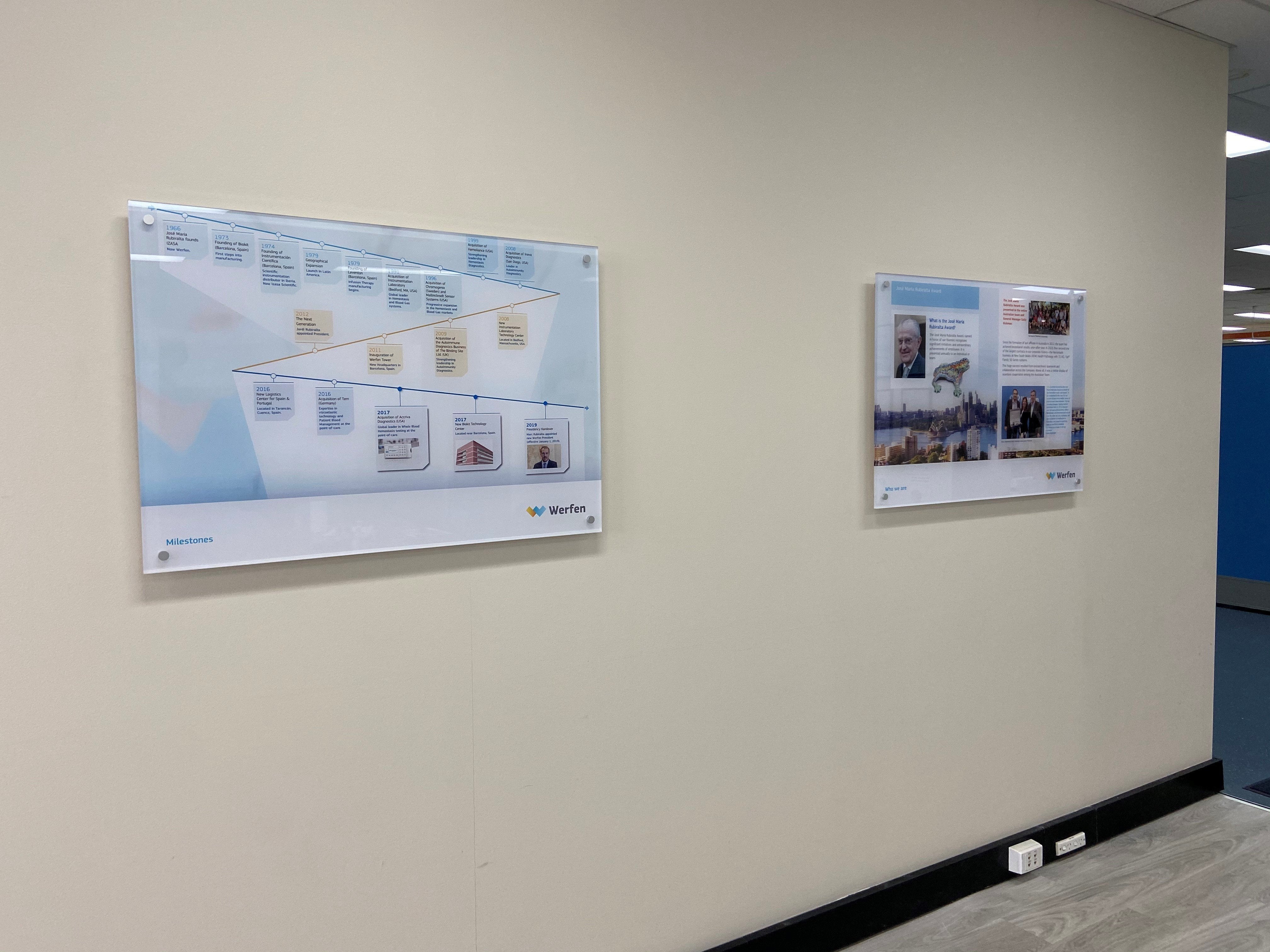 Werfen Australia - Acrylic Panels - Signarama Artarmon