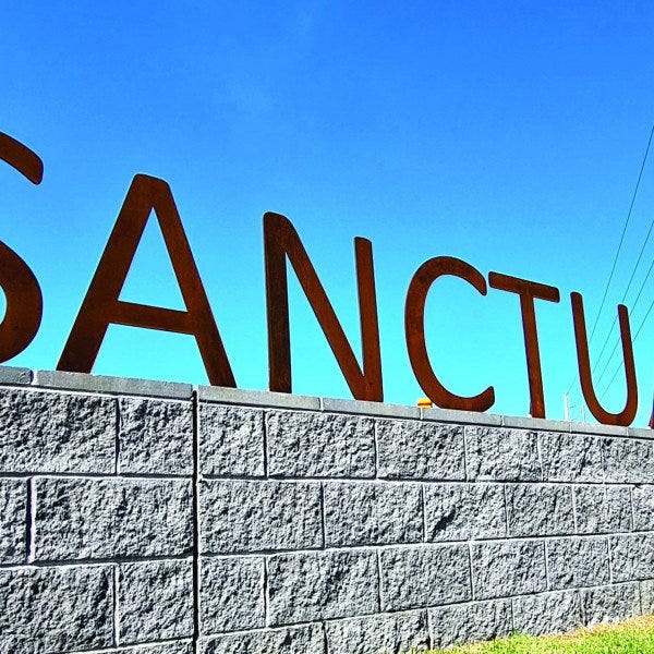 Corten / Pre-weathered Steel Lettering