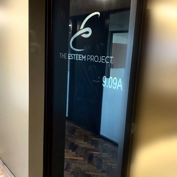 The Esteem Project vinyl lettering - Signarama Sydney CBD South