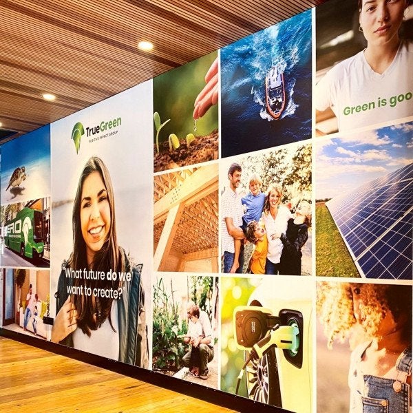 TrueGreen Impact Group digital print - Signarama Sydney CBD South