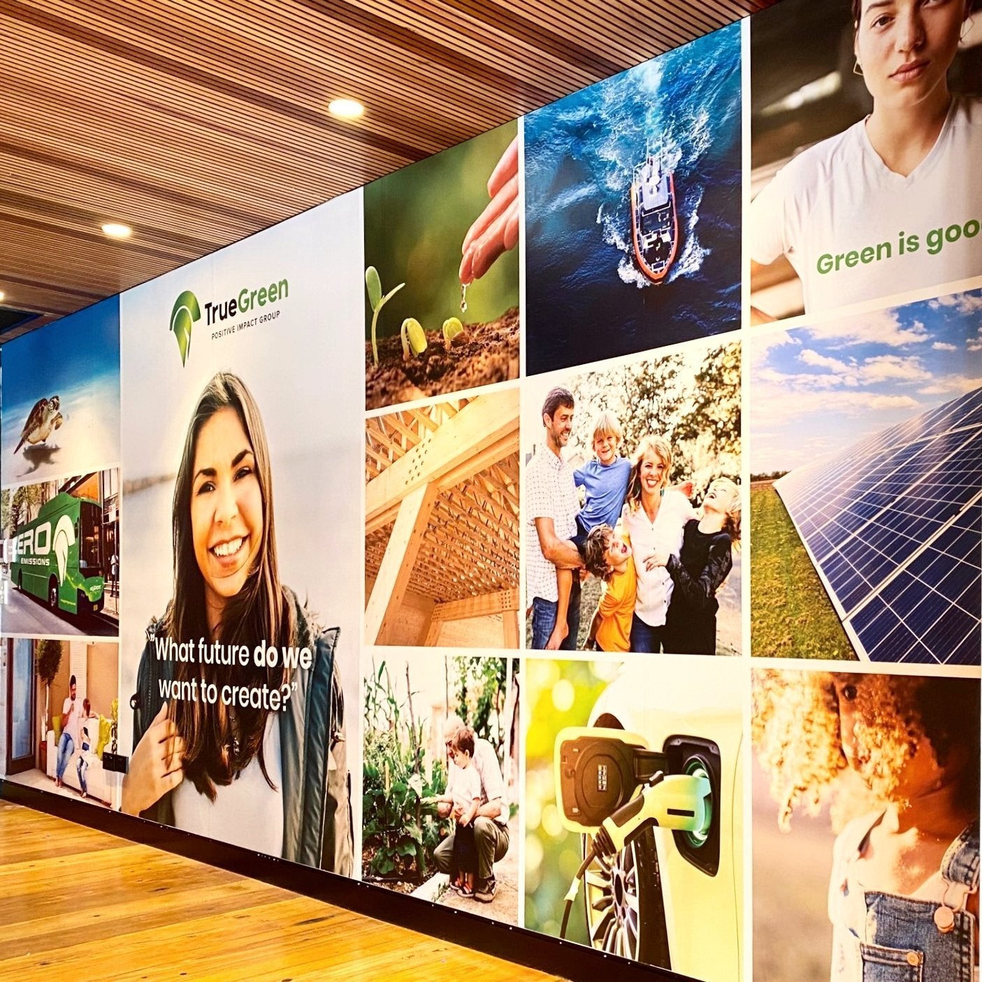 TrueGreen Impact Group digital print - Signarama Sydney CBD South