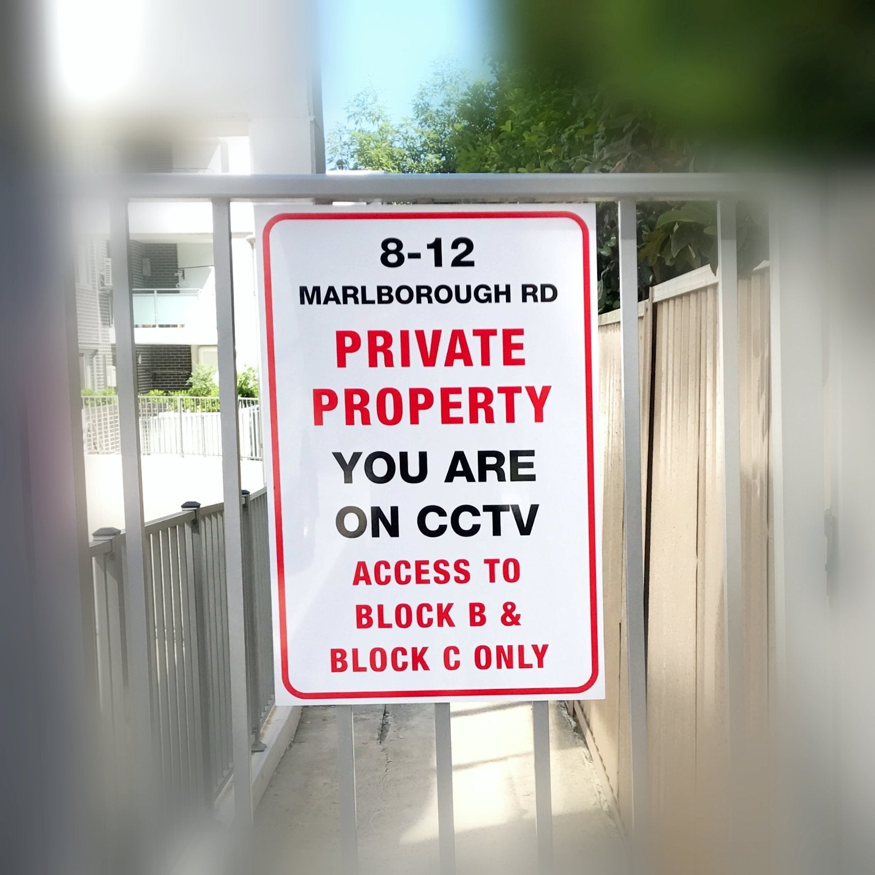 CCTV sign custom - Signarama Sydney CBD South