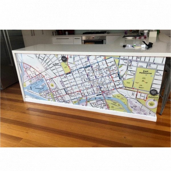 Kitchen bench wrap