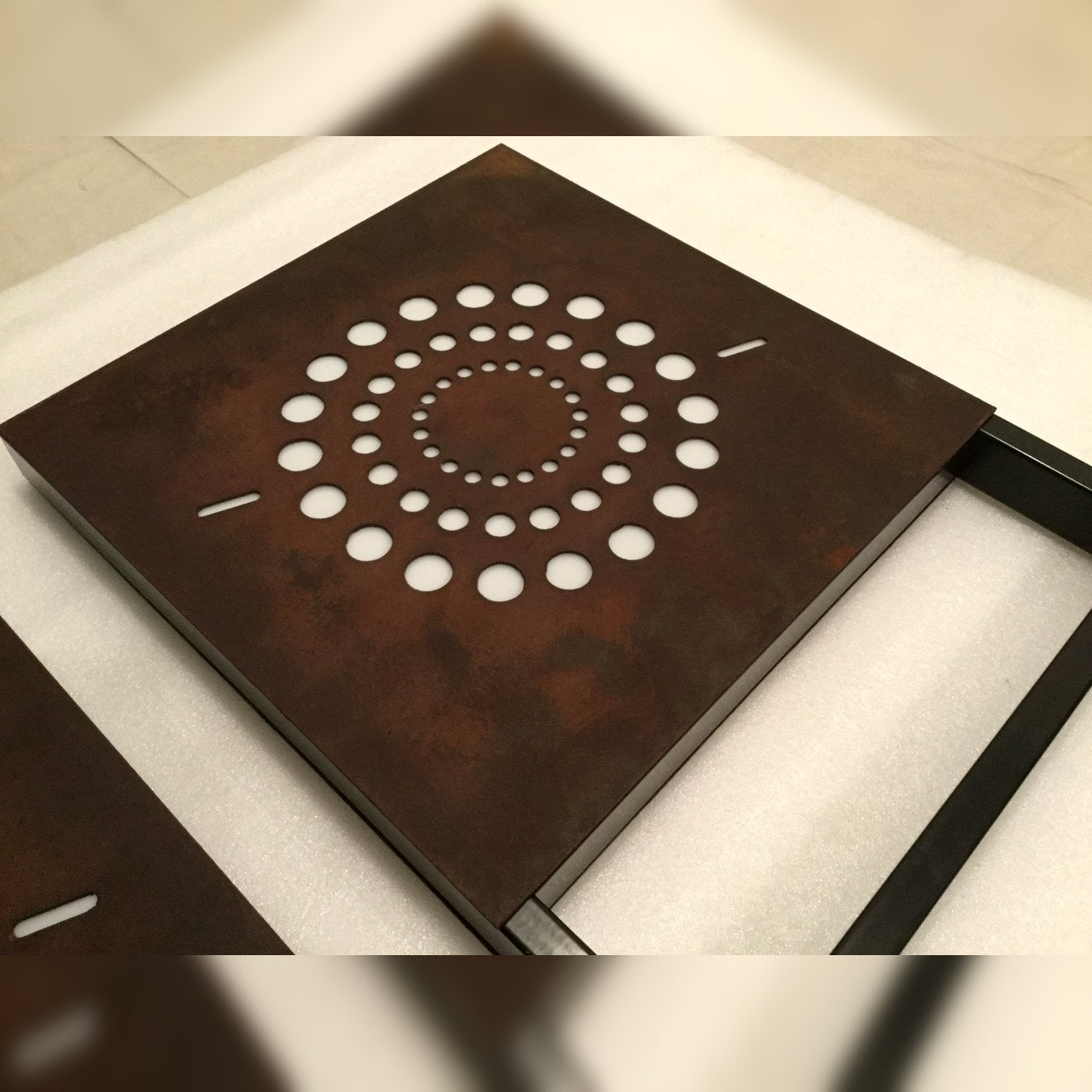 Polyglot rust finish blade lightbox - Signarama Sydney CBD South