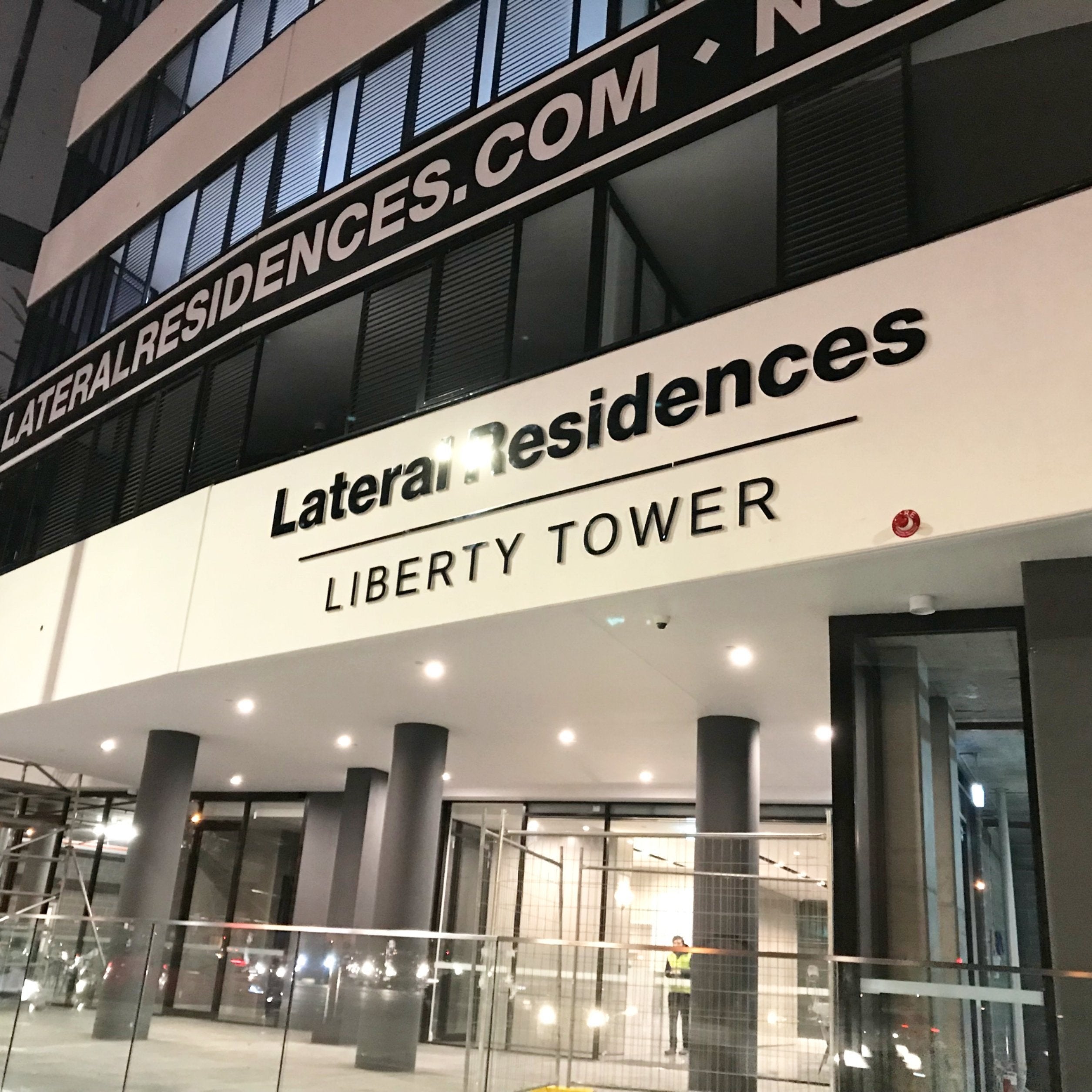 Lateral Estate Acrylic lettering - Signarama Sydney CBD South