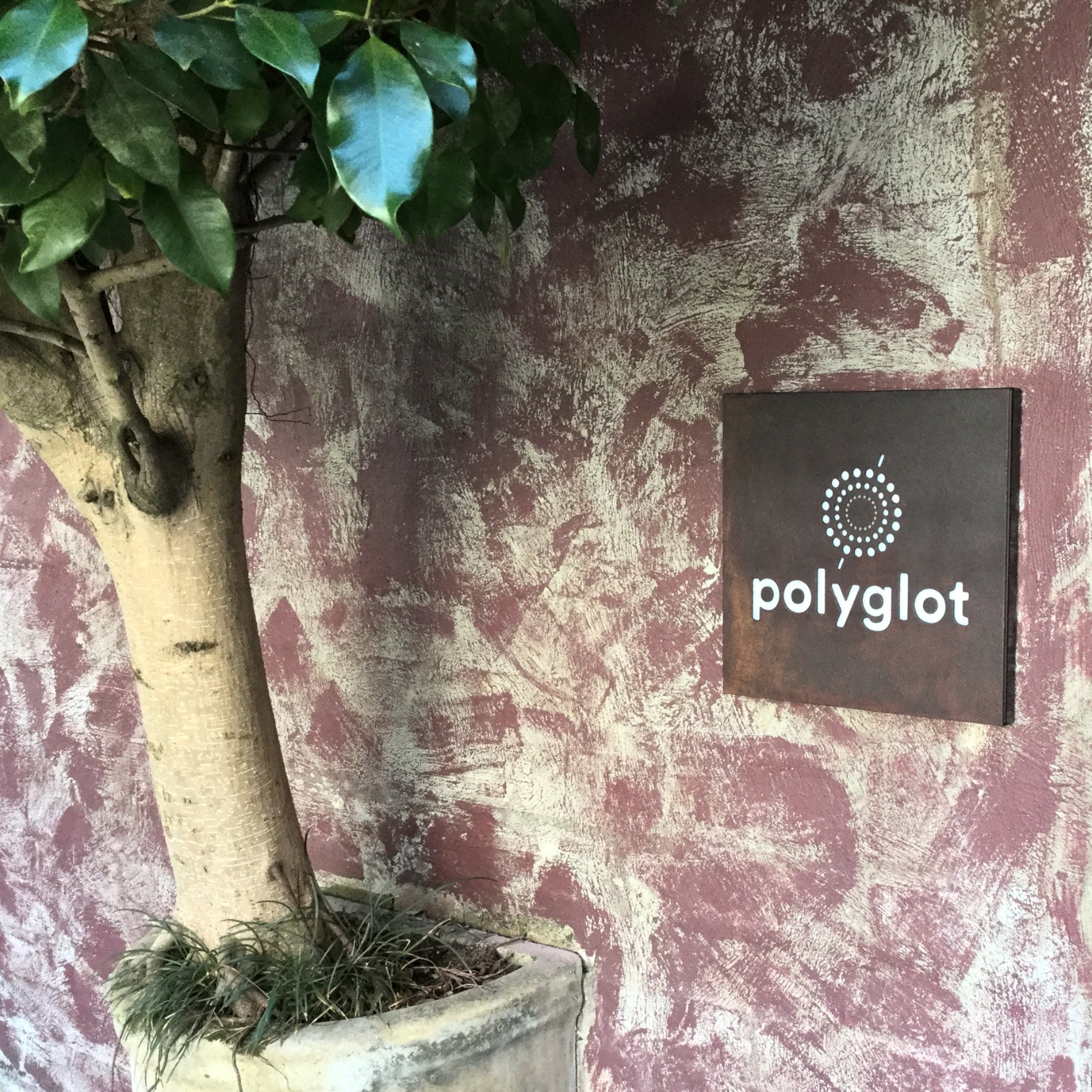 Polyglot Rust finish lightbox - Signarama Sydney CBD South