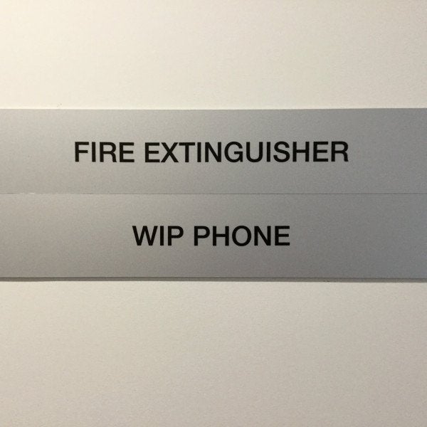 SNA paint fill and engraved Statutory Signs - Signarama Sydney CBD South