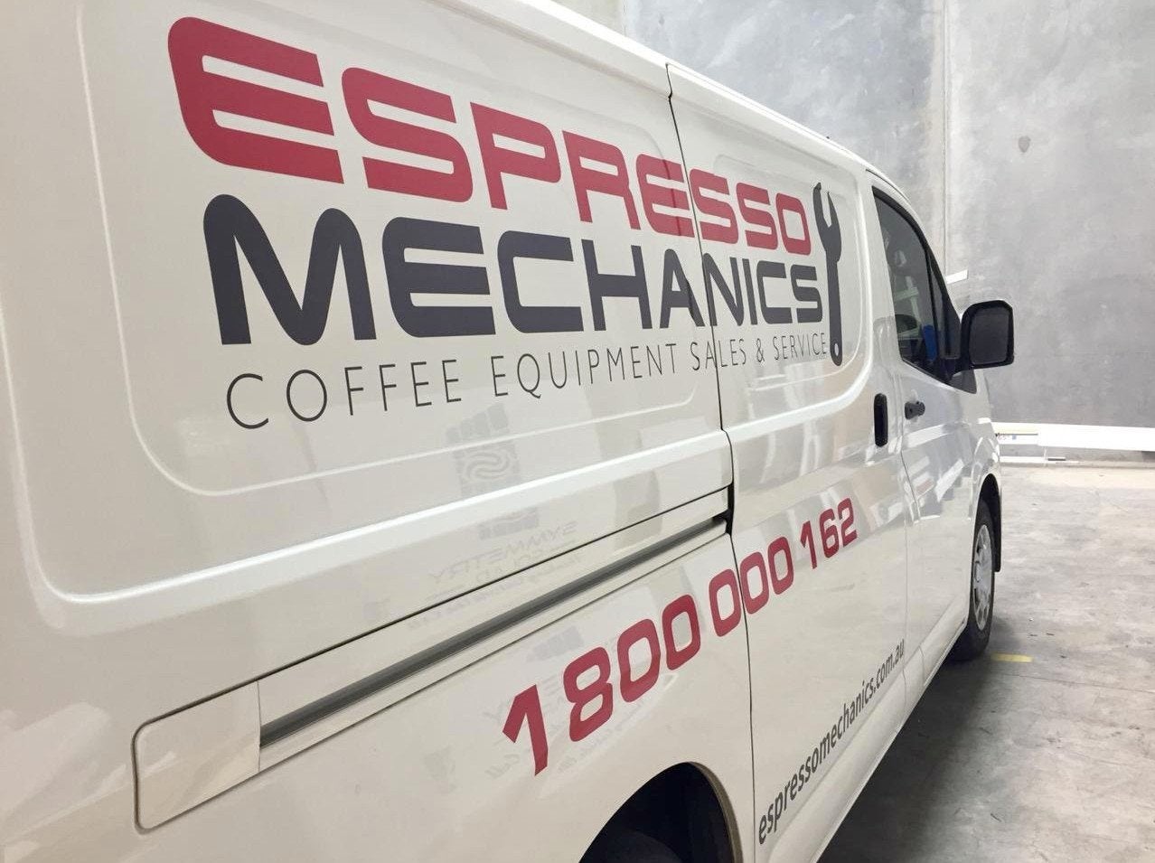 Van Signage - Espresso Mechanics