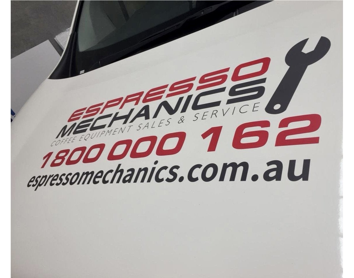 Van Signage - Espresso Mechanics