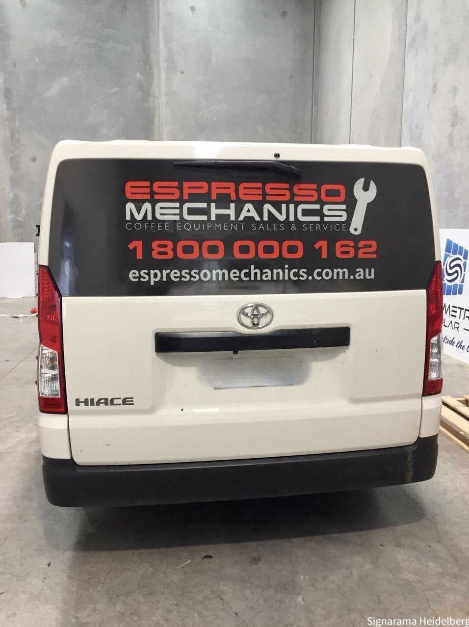 Van Signage - Espresso Mechanics
