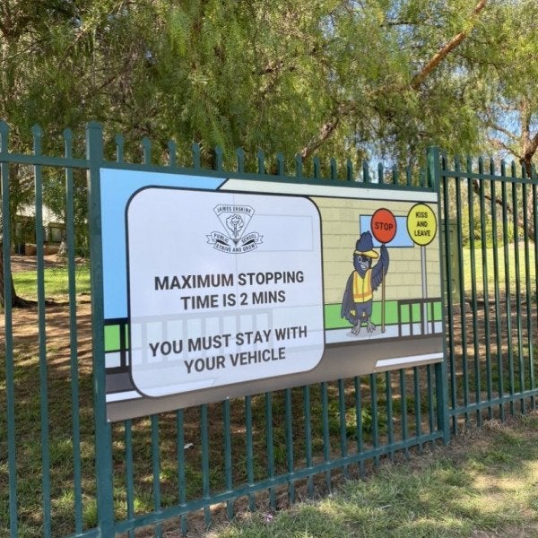 Signarama- Penrith- School Stop, Kiss & Drop Signage