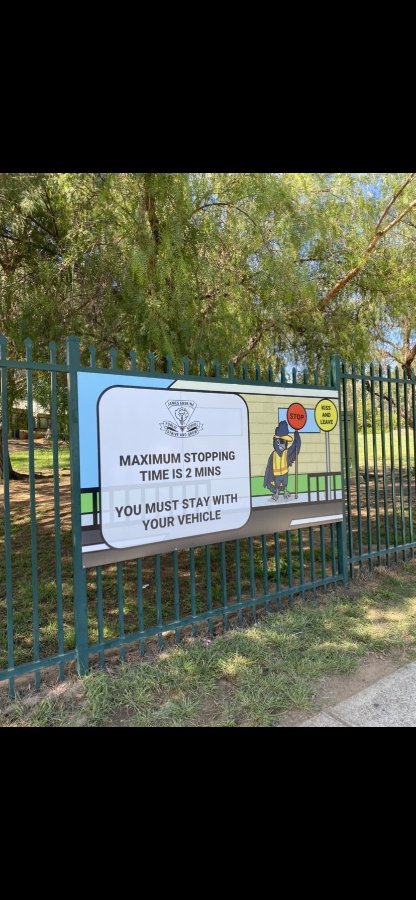 Signarama- Penrith- School Stop, Kiss & Drop Signage