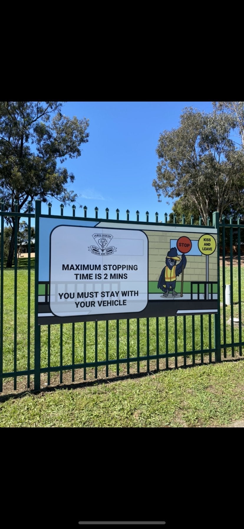Signarama- Penrith- School Stop, Kiss & Drop Signage
