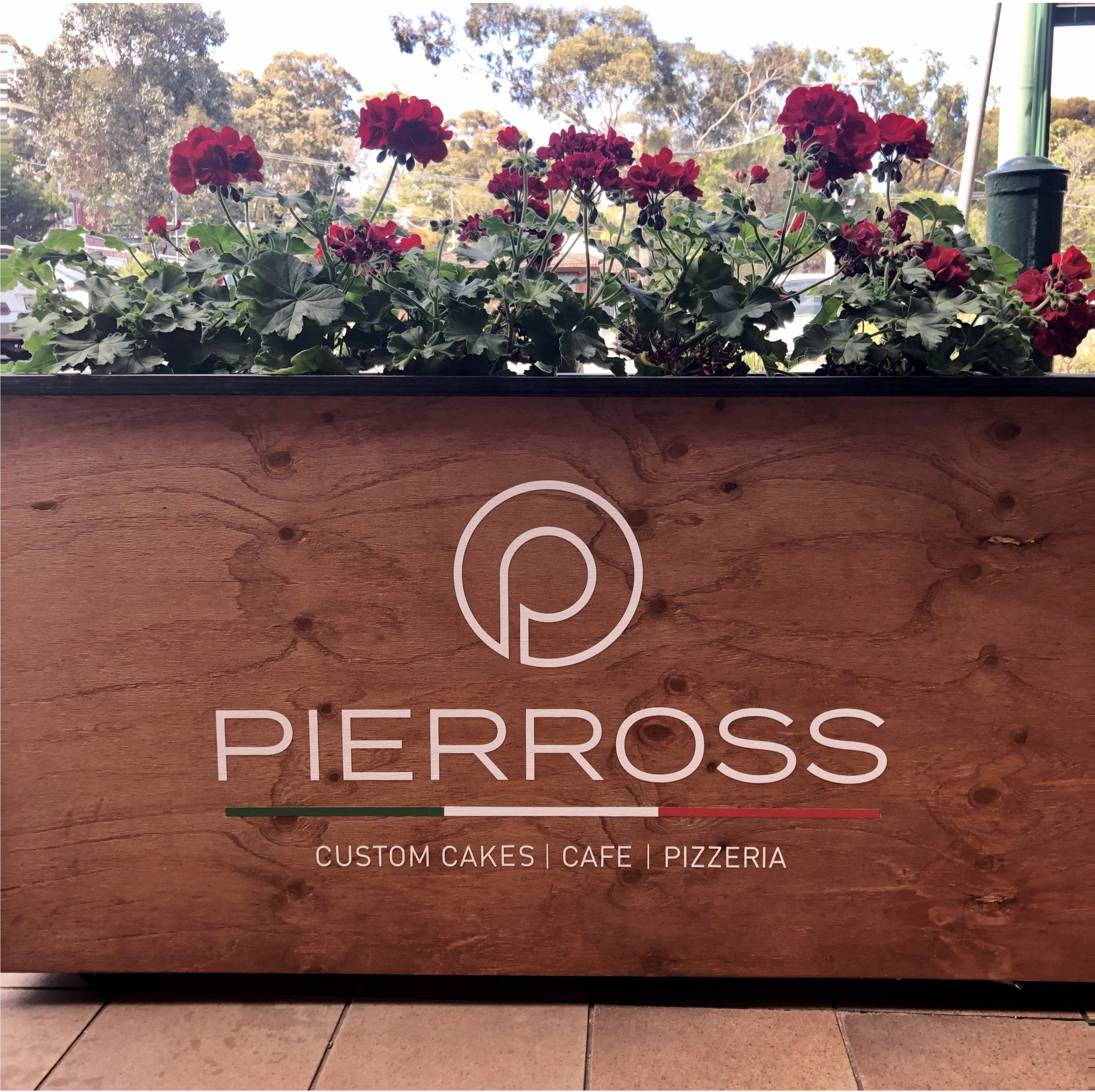 Planter Box Signage - Pierross - Eltham