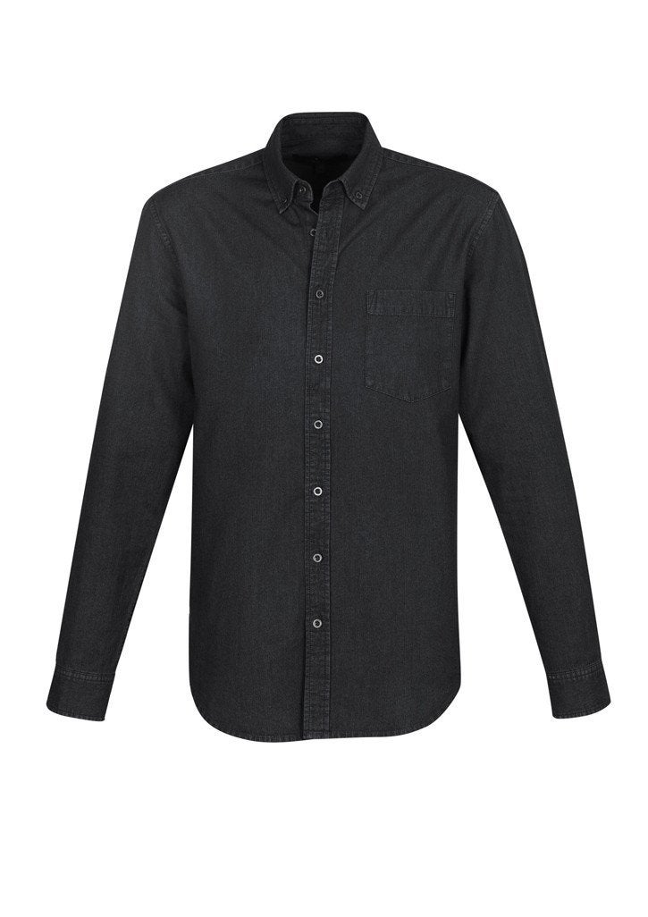 Buy custom branded Indie Mens Long Sleeve Shirts with your logo ...