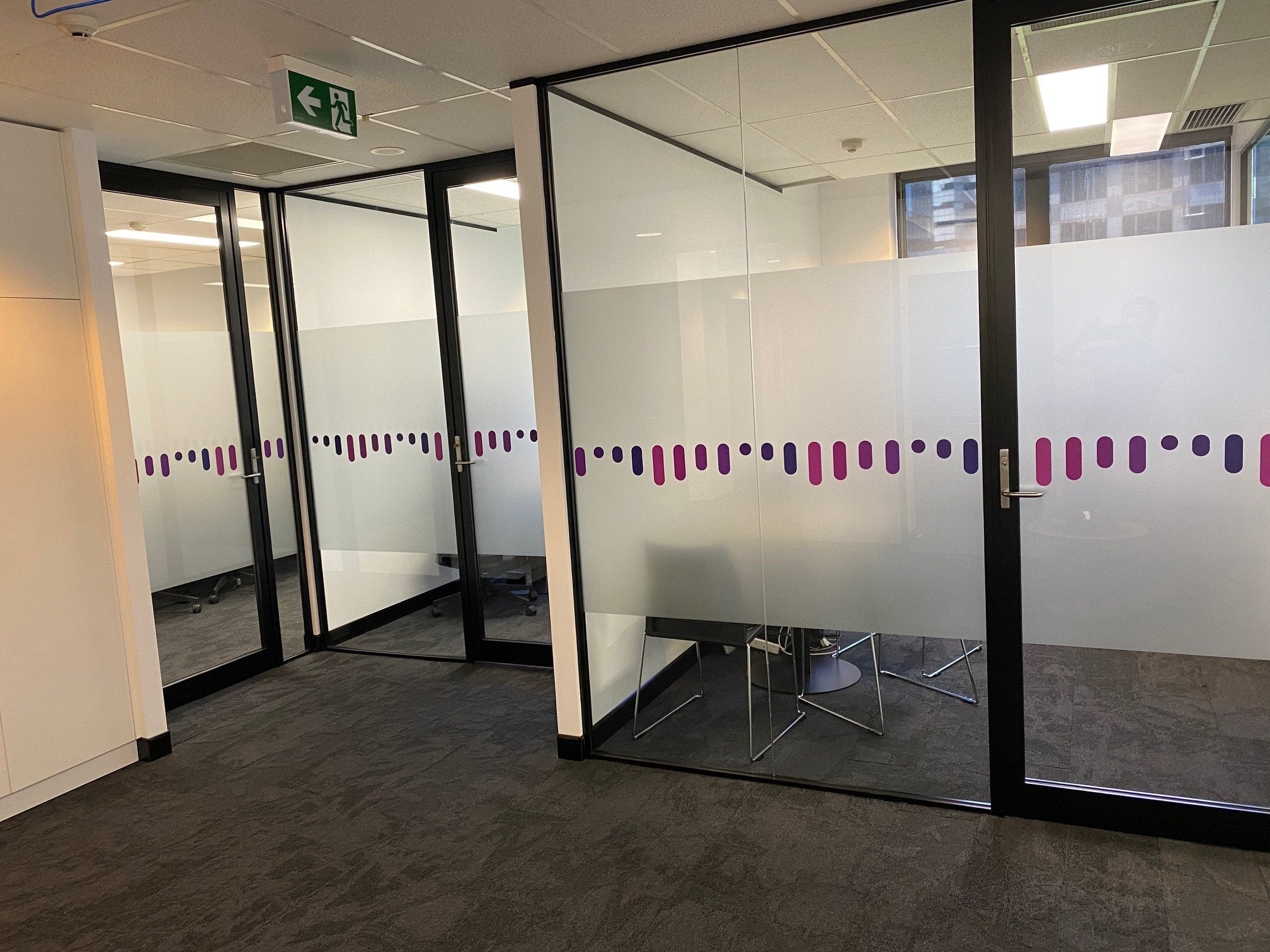 Office window frosting and wall graphics for CADENZE