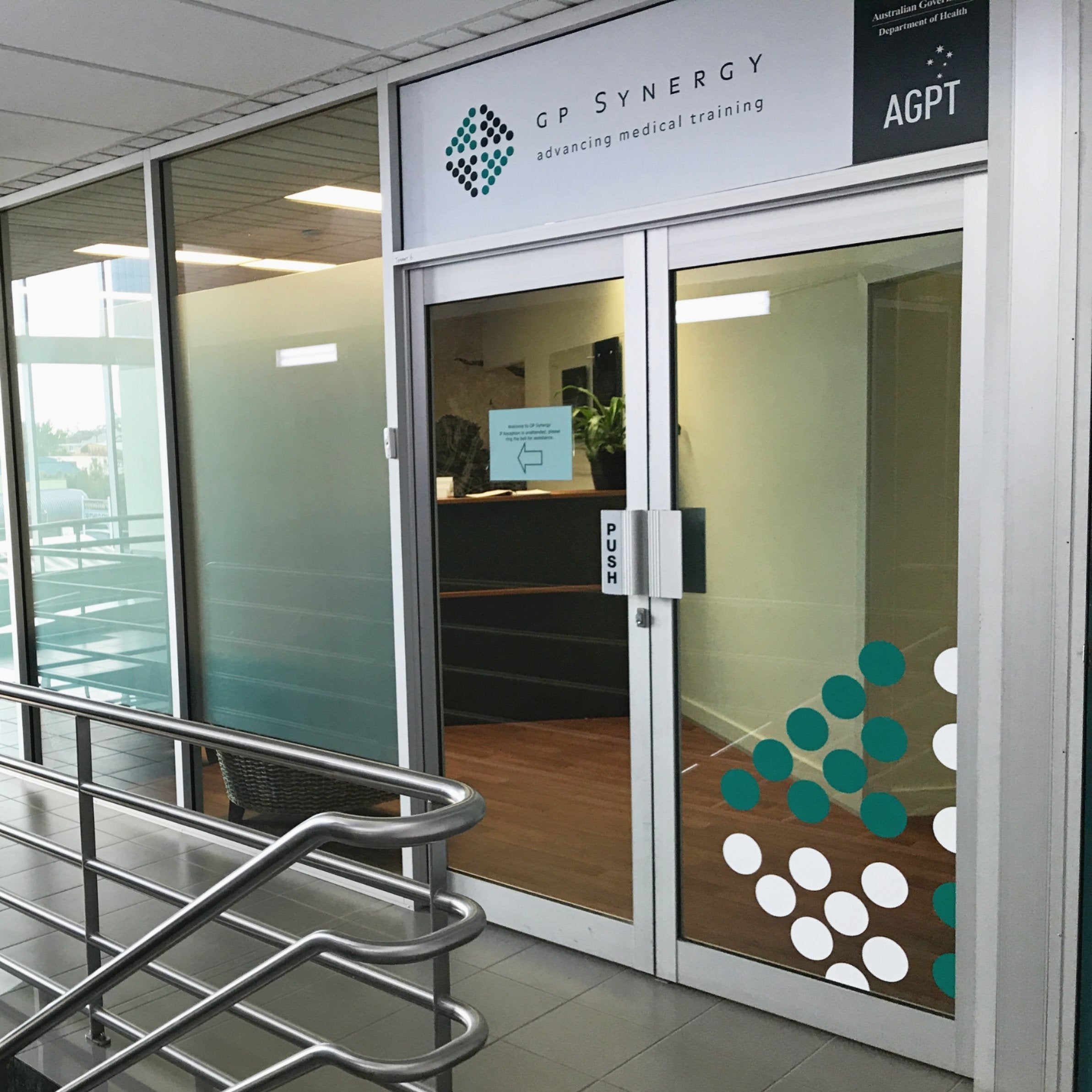 GP Synergy Custom fabricated lightbox, Acrylic and ACP, Vinyl decals