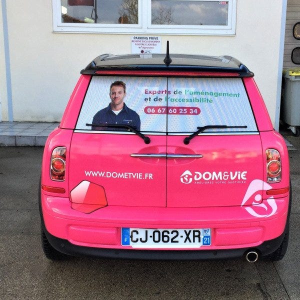 marquage vehicule dijon par Signarama