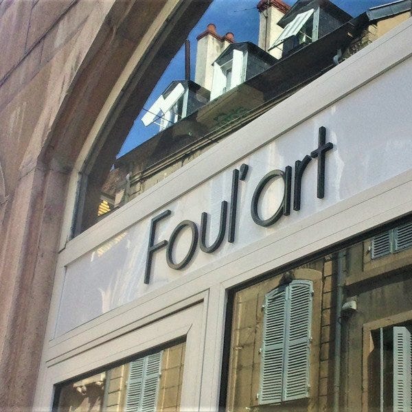 signarama dijon enseigne lettre relief foulart