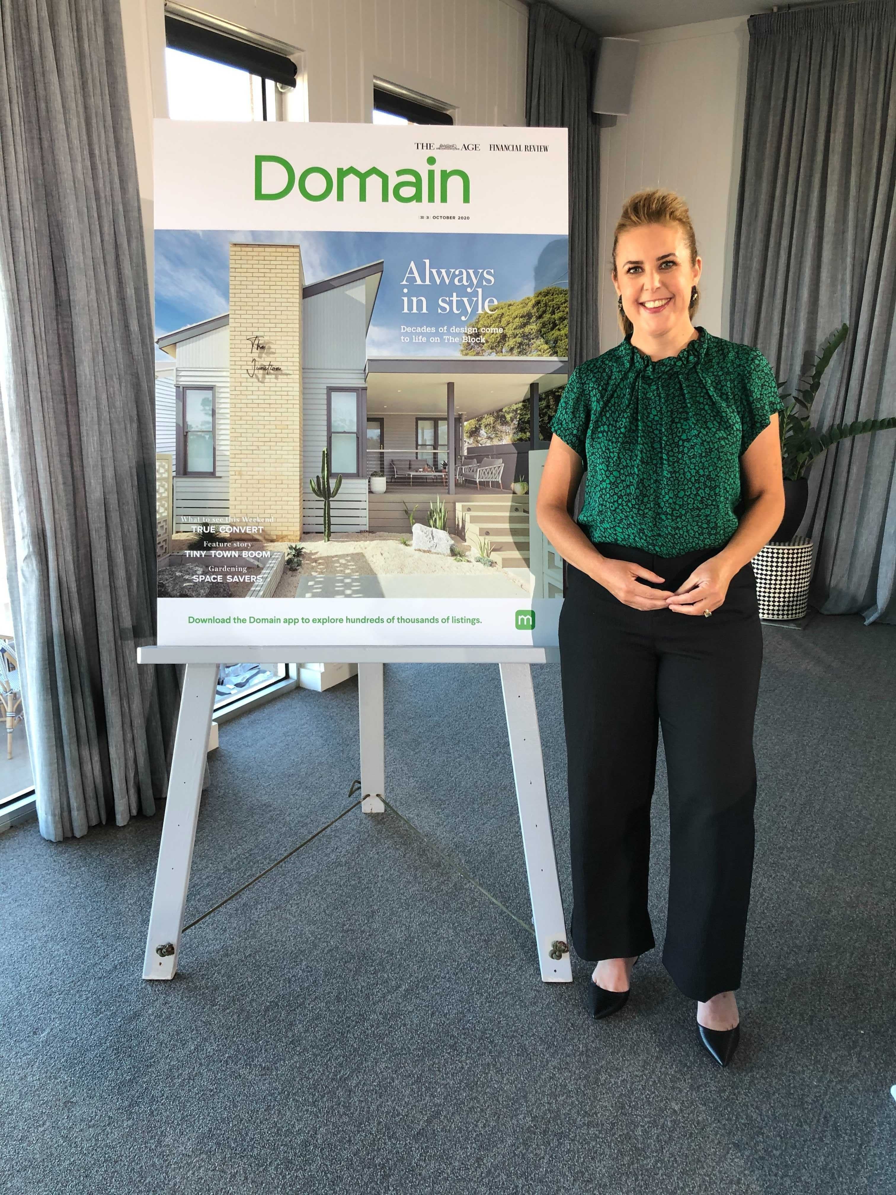 Domain's Magazine Poster Featured on The Block Finale