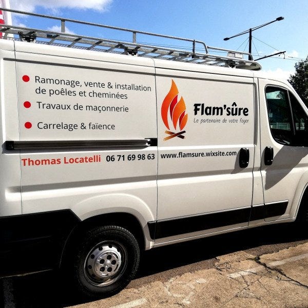 semi covering vehicule utilitaire dijon par signarama