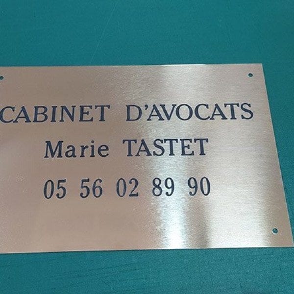 #Plaque #gravure #professionlibérale #plaquederue