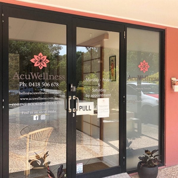 Window Custom Cut Decals