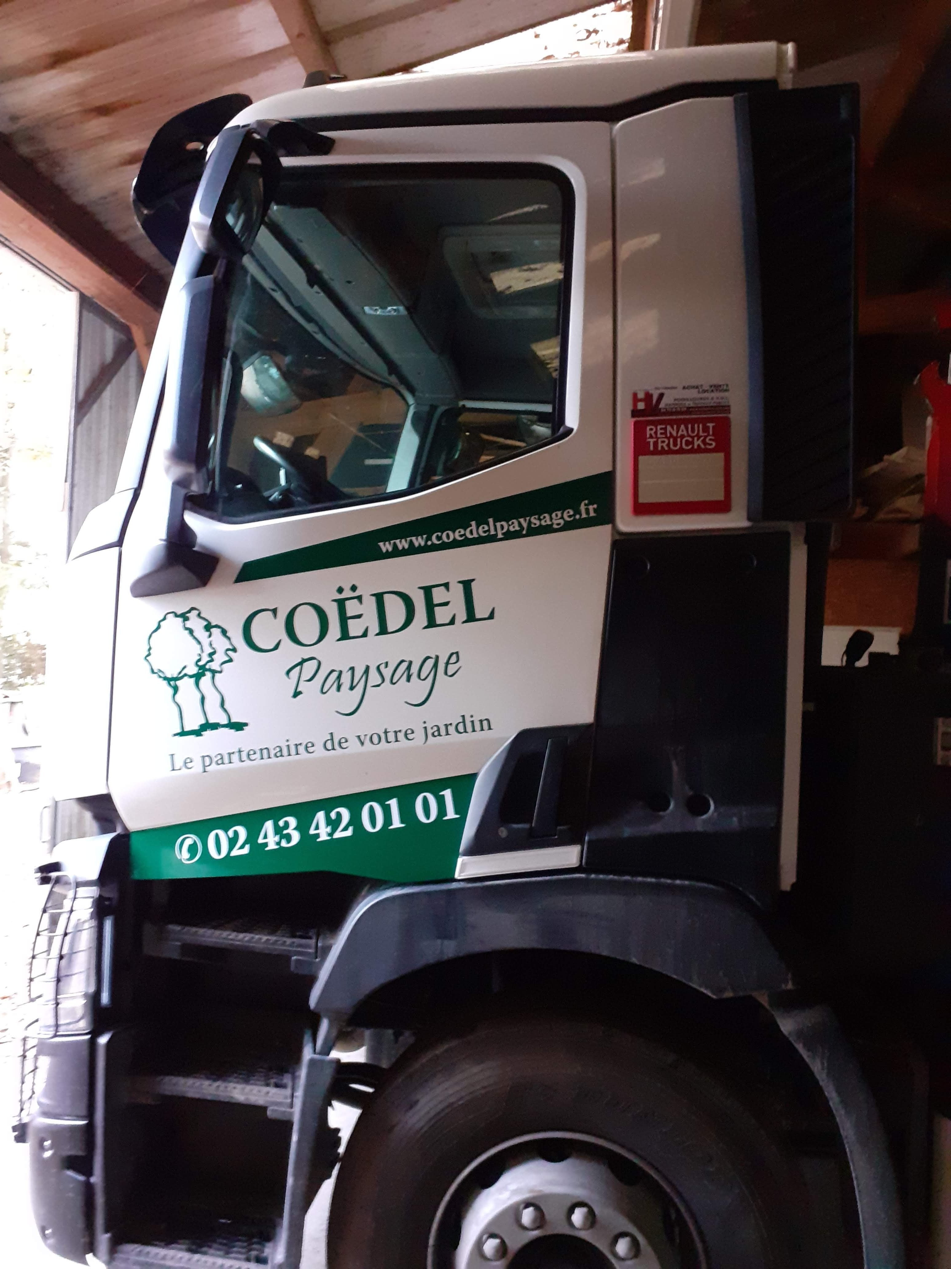 Marquage véhicule poids-lourds