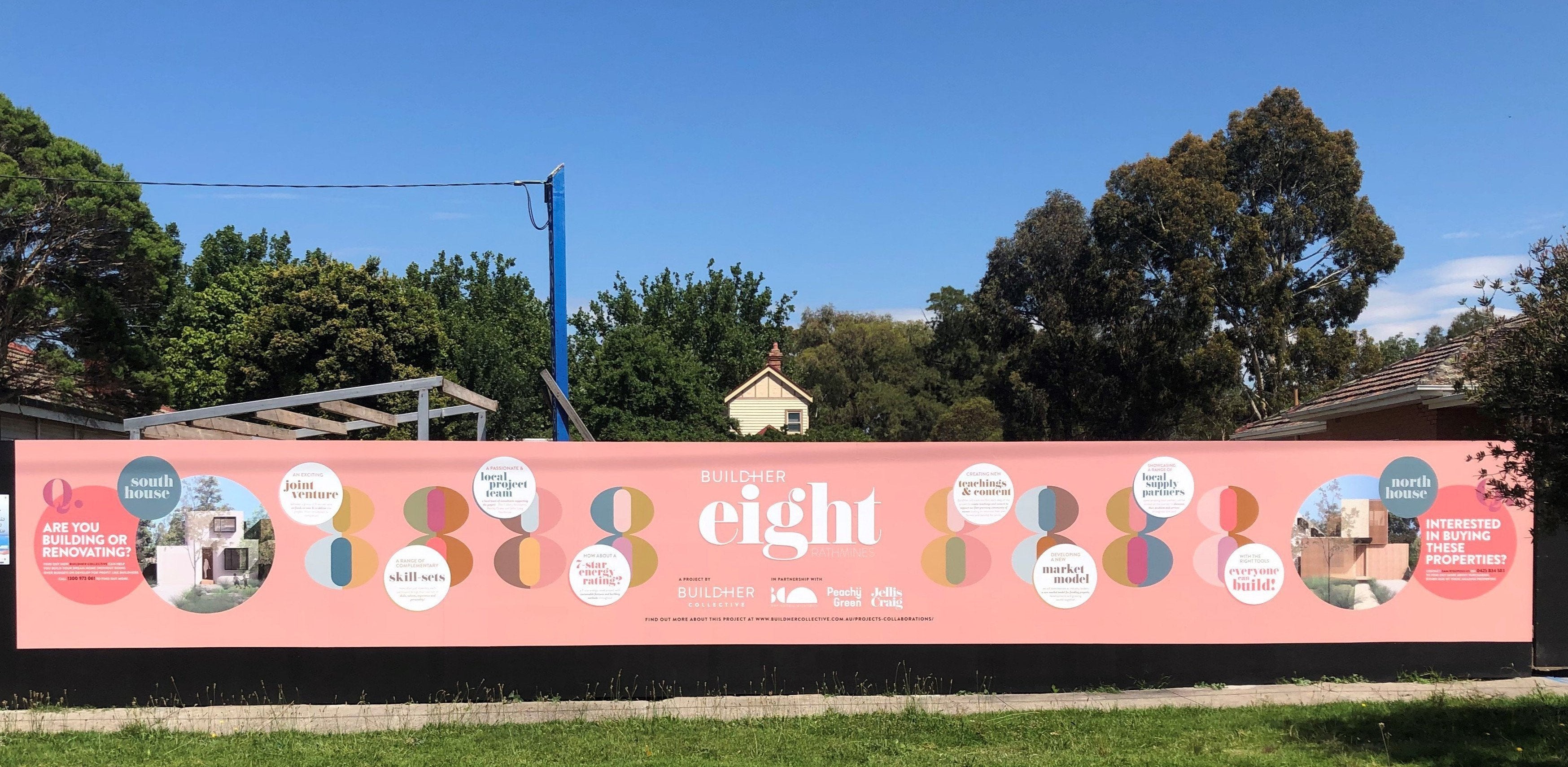 Hoarding Signage - Buildher Eight - Fairfield
