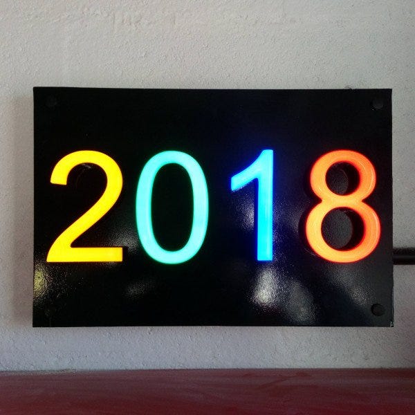 Lettres 3D - LED - Effet Neon