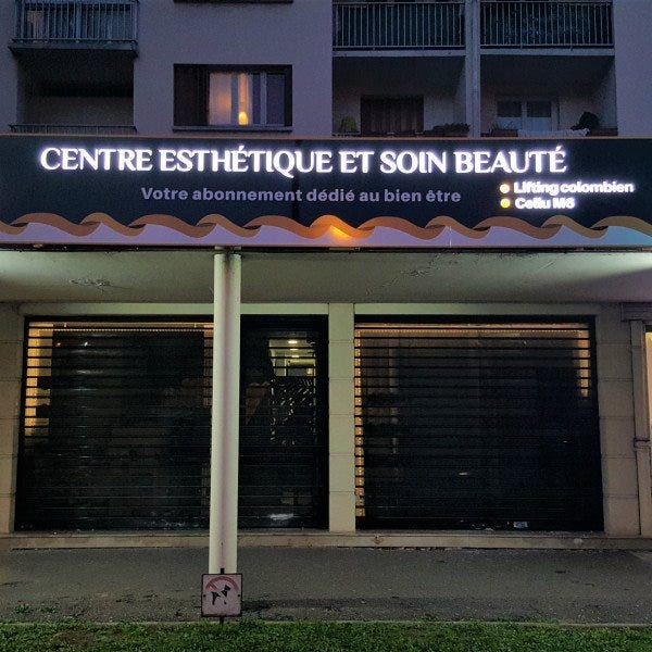 Enseigne caisson lumineux - Bodyslim