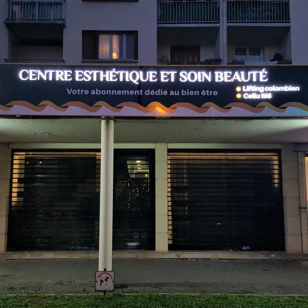 Enseigne caisson lumineux - Bodyslim