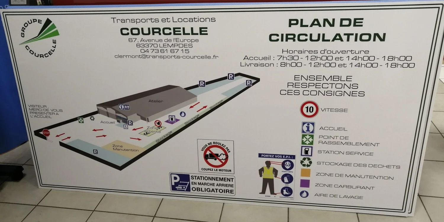 Panneaux de chantier