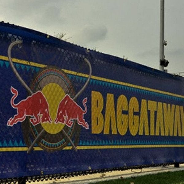 Fence Mesh Banner For an Event with Well Known Branding | Temporary Event Signage
