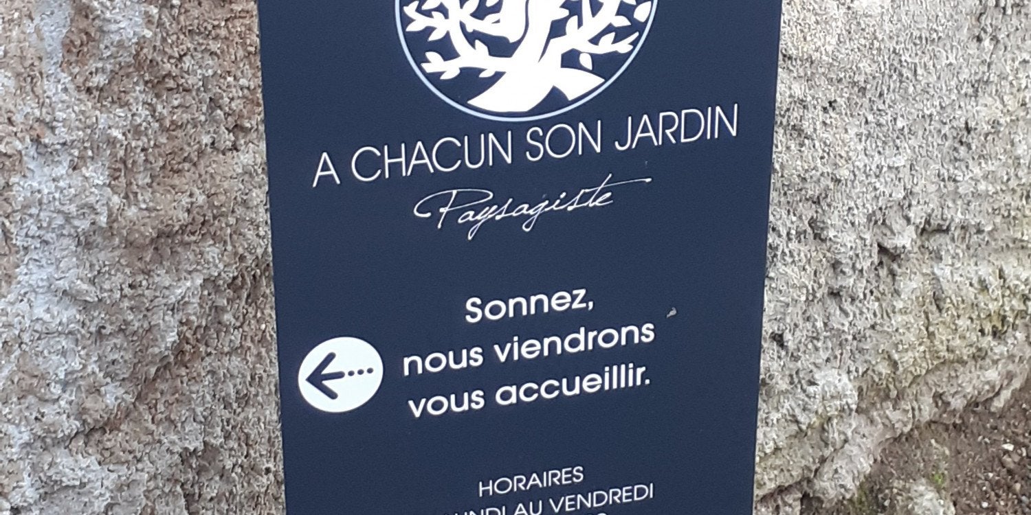 Panneau signalétique