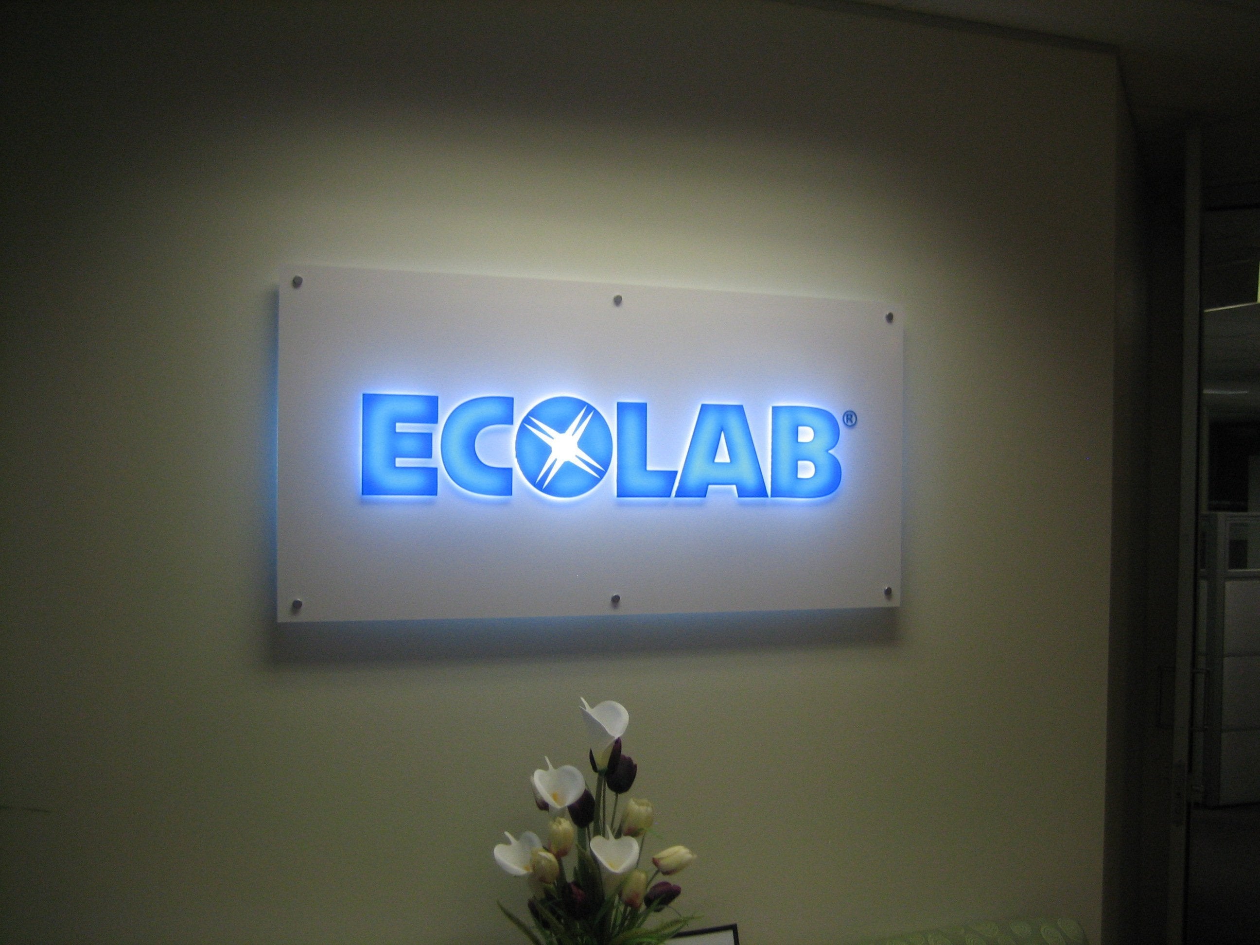 Illuminated Reception Signage