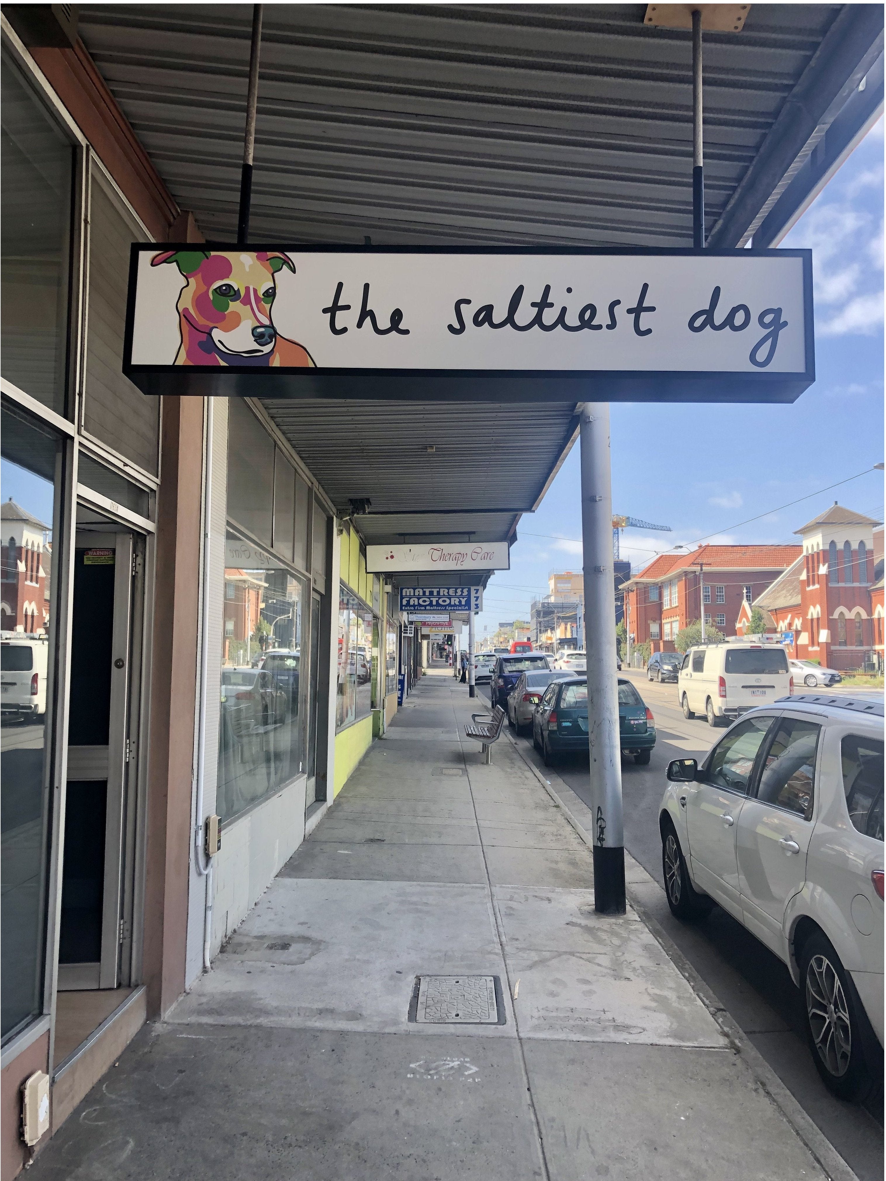 Hanging Signage - The Saltiest Dog - Thornbury