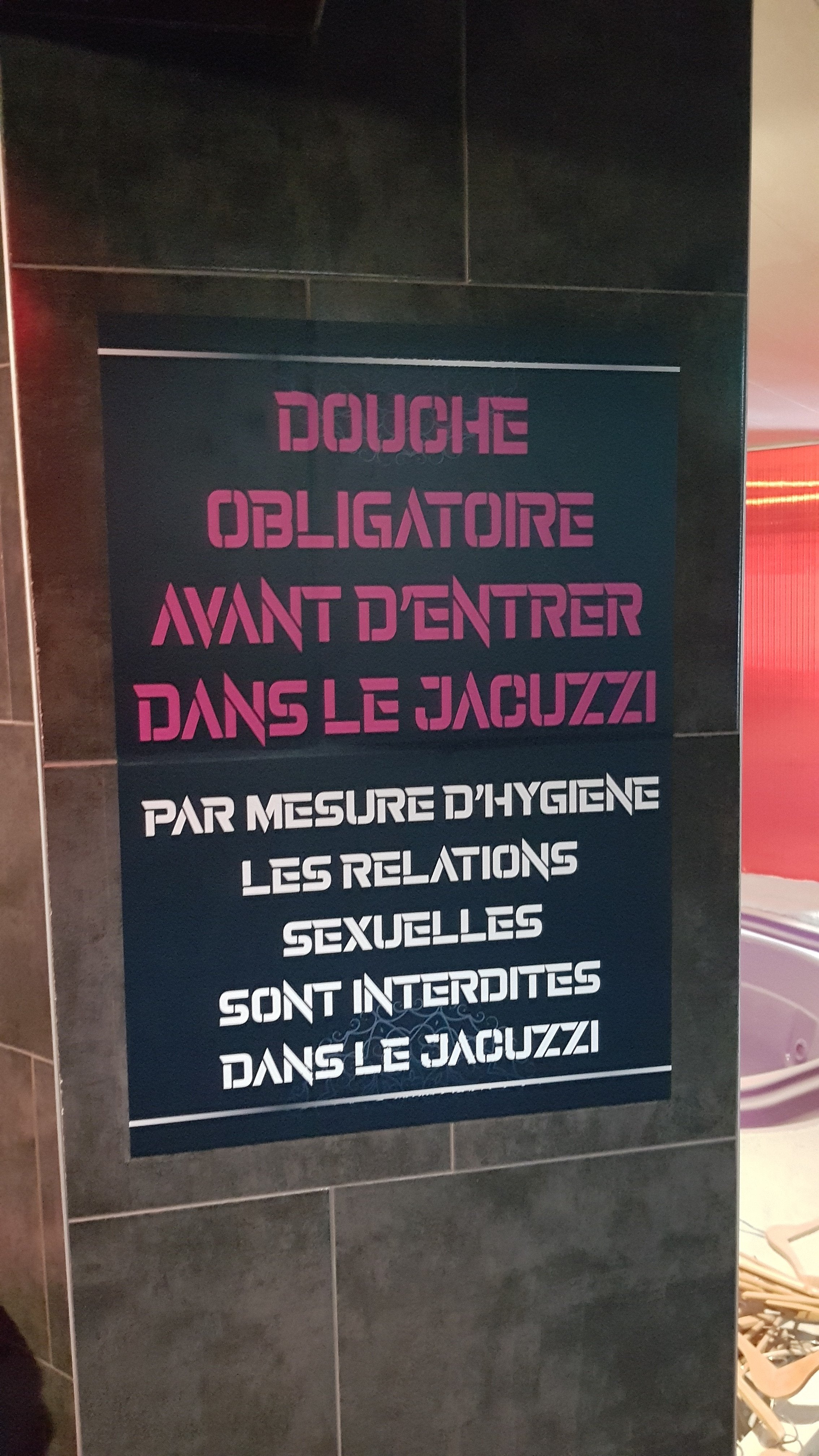 SIGNALÉTIQUE INTÉRIEURE-EXTÉRIEURE SAUNA