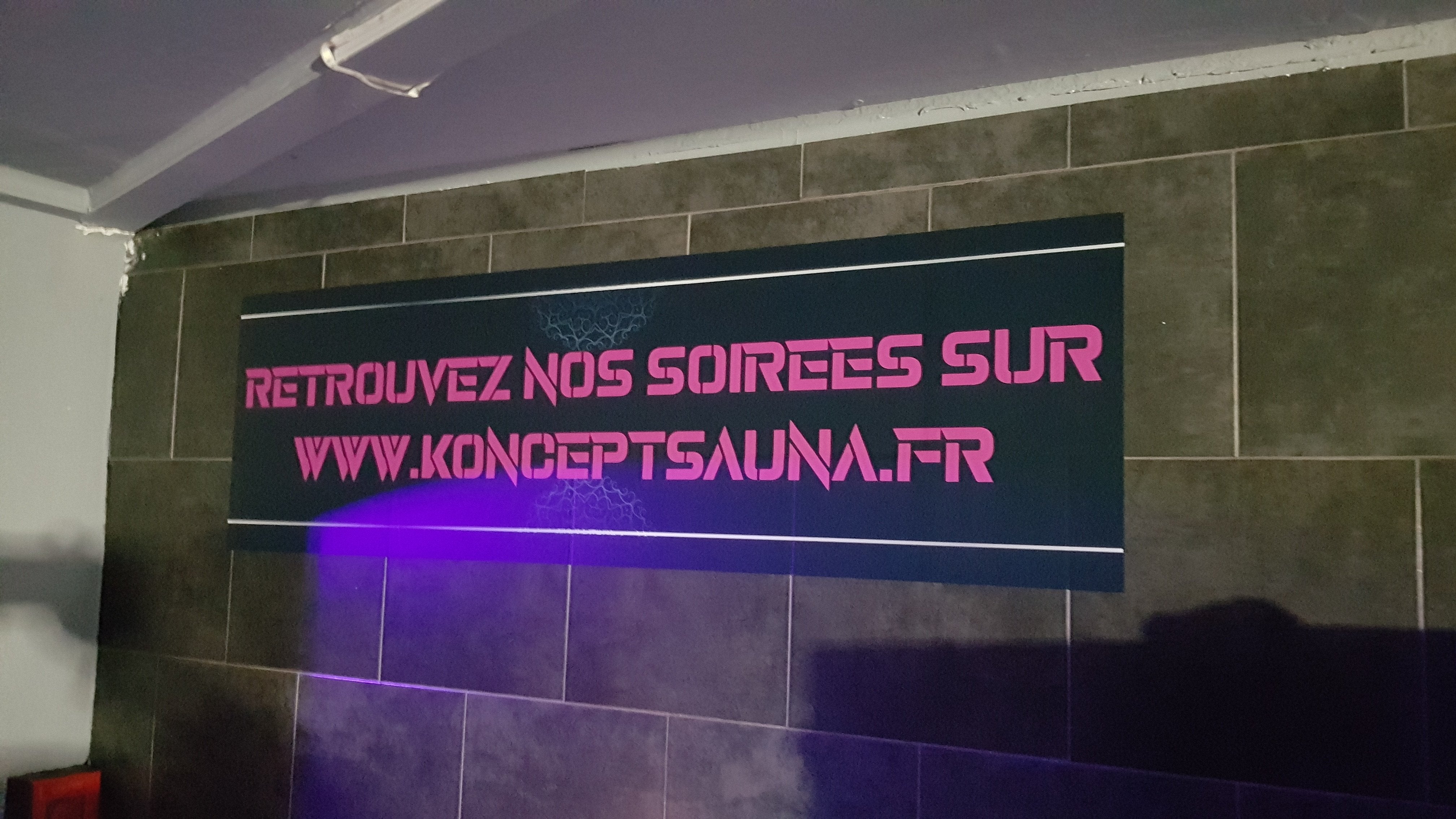 SIGNALÉTIQUE INTÉRIEURE-EXTÉRIEURE SAUNA