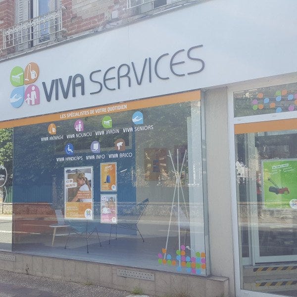 Viva service - enseigne extérieure
