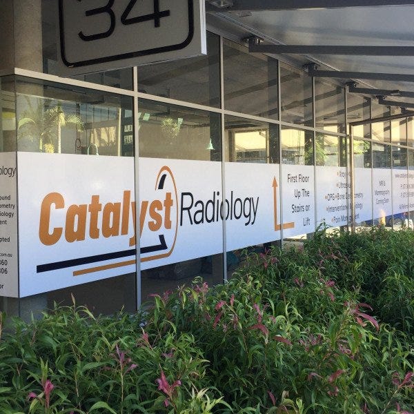 Catalyst Window Signage