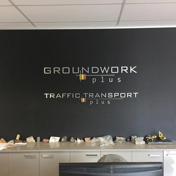 Groundwork Reception Sign