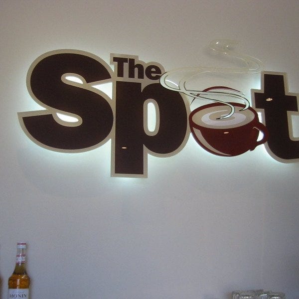 Coffee Shop Illuminated Sign