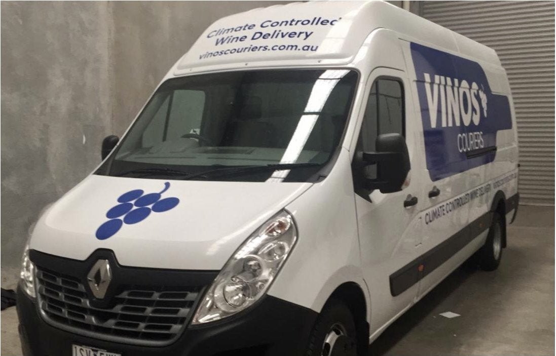 Van Signage - Vinos Couriers