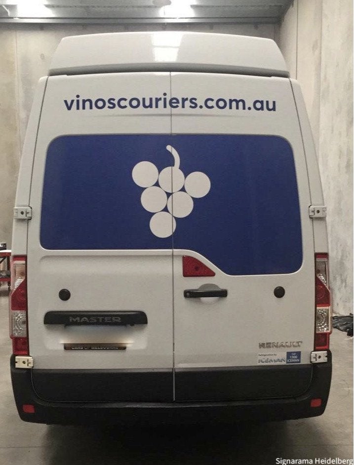 Van Signage - Vinos Couriers