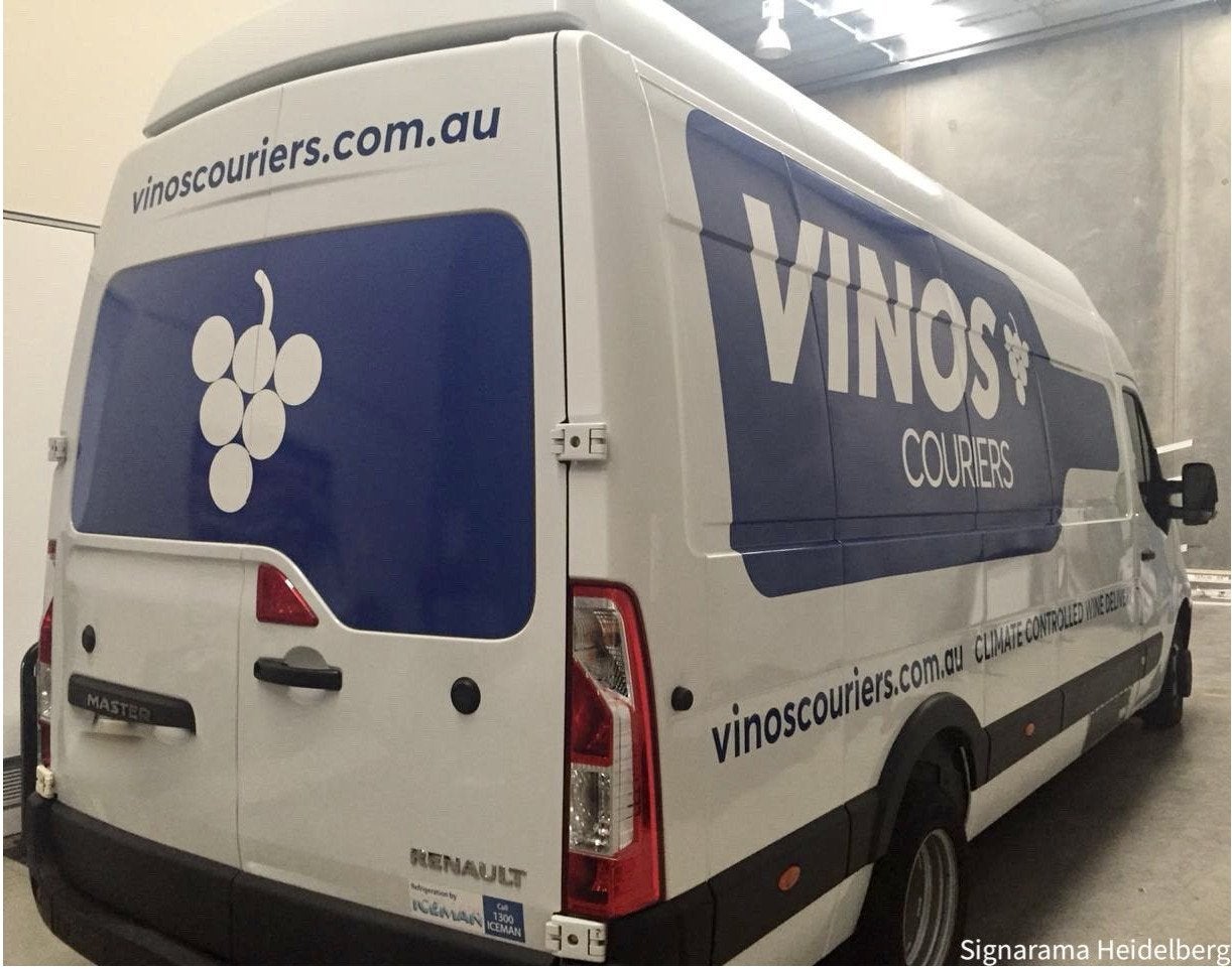 Van Signage - Vinos Couriers