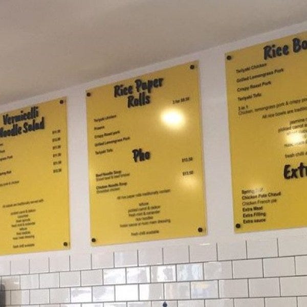 Menu Boards