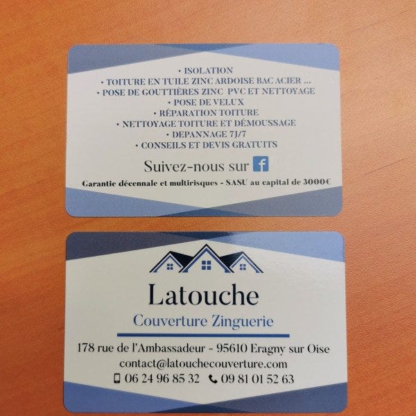 Cartes de visite - Latouche