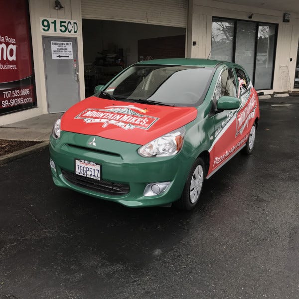 Mountain Mike vehicle wrap