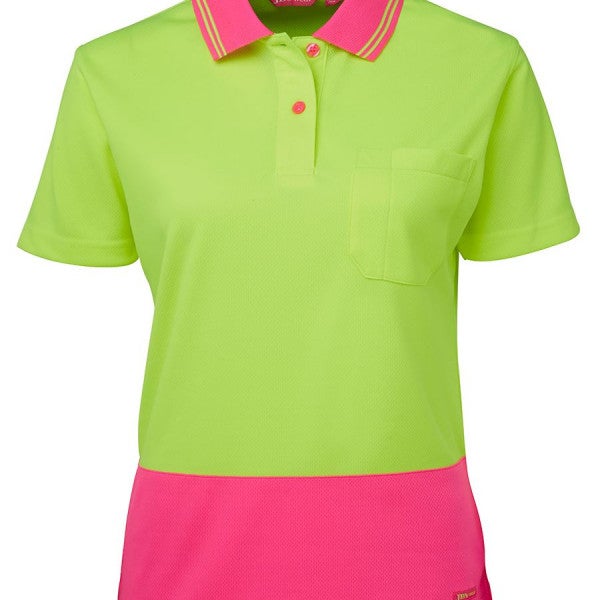 Custom JB's Ladies Hi Vis S/S Comfort Polo
